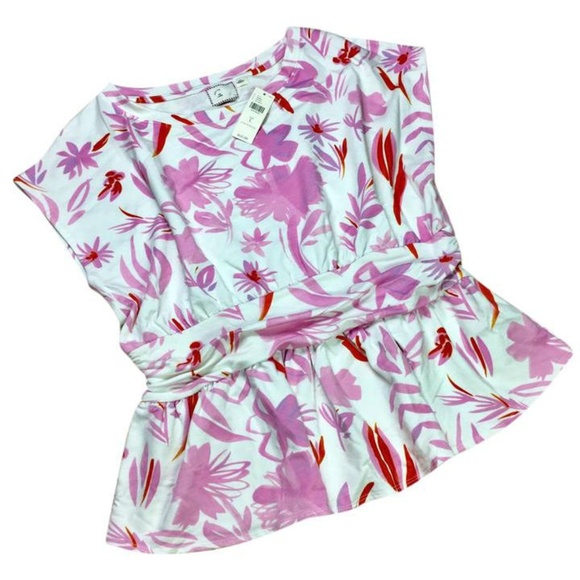 Anthropologie Tops - [Anthropologie] 👑HP👑 Postmark Floral Peplum Top